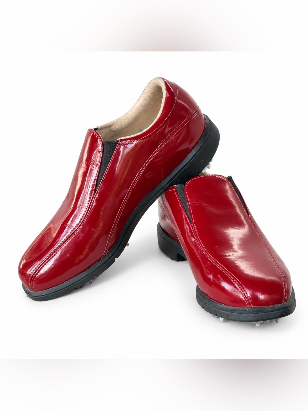 Nike Air Verdana Red Patent Golf Shoes Women’s 7 NWOT